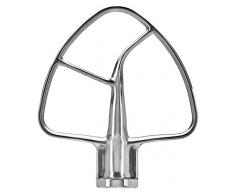 Kitchenaid KSM5THFBSS Edelstahl Flachrührer für 5KSM175-185, silber