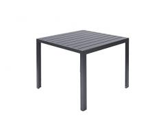 Homexperts Malta Gartentisch, Schwarz