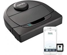 Neato Robotics D4 Intelligenter Saugroboter - Saugroboter Alexa kompatibel & für Tierhaare - Automatischer Staubsauger Roboter mit Ladestation, Wlan & App