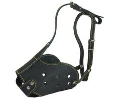 Echt Leder Käfig Korb Sicher Maulkorb – Deutscher Schäferhund, (Umfang 34,8 cm Schnauze Länge 11,9 cm)