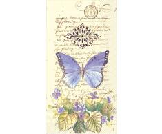 Celebrate The Home Watercolor 3-lagig Gästehandtücher aus Papier/Banquet Servietten, 16 Stück, Moments of Romance