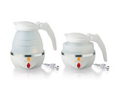 Macom 862 Space Kettle Elektrischer Wasserkocher, kompakt, platzsparend, für unterwegs, Weiß