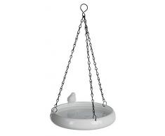 Trixie 55629 Vogeltränke hängend, Keramik, 500 ml/ø 21 cm, weiß