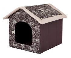 Hobbydog Hundehöhle Wörter Katzenhöhle Hundehütte Hundebett Katzenbett S-XL (L 52x46cm)
