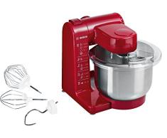 Bosch MUM44R1 Küchenmaschine MUM4 (500 Watt, 3.9 Liter) rot