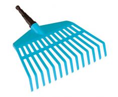 Gardena combisystem-Rechenbesen: Der leichte und handliche Rechen für kleine Gartenflächen, hochwertige Kunststoffzinken, Breite 27 cm, passend zu allen cs-Stielen (3105-20)