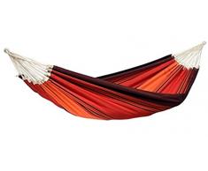AMAZONAS XXL Komfort Hängematte Paradiso Terracotta handgefertigt in Brasilien 250cm x 175cm bis 200kg in Lavafarben