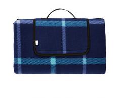 AmazonBasics - Picknickdecke, campingdecke mit wasserdichter Unterseite, 200 x 200 cm