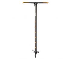 Fiskars Handerdbohrer, Für Löcher bis Ø 150 mm, Schwarz/Orange, QuikDrill, M, 1000638