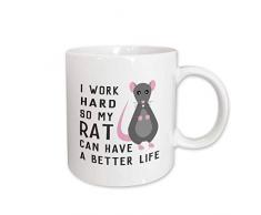 3dRose 289661_1 Mug Becher, keramik, weiß