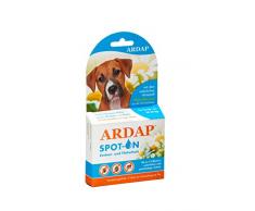 ARDAP Spot On - Zecken & Flohschutz für Hunde von 10 bis 25kg - Natürlicher Wirkstoff - Bis zu 12 Wochen nachhaltiger Langzeitschutz
