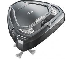 AEG RX7-1-TM Saugroboter (beutellos, bis zu 60 min Laufzeit, inkl. Virtual Barrier und Fernbedienung, dreieckige Bauweise, Hindernisse bis 22 mm, breite Bürstenrolle, Seitenbürste, 500ml Volumen) grau