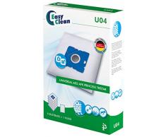 EasyClean EC-.U04, Universal, AEG, AFK, Princess, Tristar, 5 Mikrofaser Staubsaugerbeutel und 1 Motorfilter
