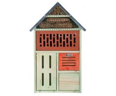 Esschert Design WA23, USA Text Insektenhotel MIT Brick vorne