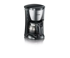 SEVERIN KA 4805 Kaffeemaschine (Für gemahlenen Filterkaffee, 4 Tassen, Inkl. Glaskanne) edelstahl/schwarz