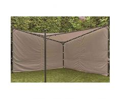 Siena Garden Berlino Seitenteil zu Pavillon, hellgrau