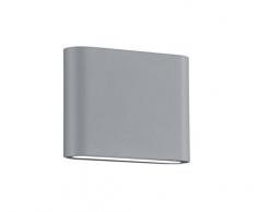 Trio Leuchten LED Außenleuchte Thames II 227560287, Aluminum titanfarbig, 2 x 2.5 Watt, A+