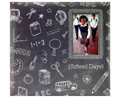 MBI Kreidetafel Post Bound Scrapbook mit Fenster 12Â x 12Â Zoll