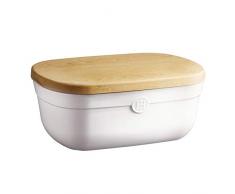 Emile Henry 108750 Brotbox, 35,6 x 24,1 x 15,2 cm, Weiß