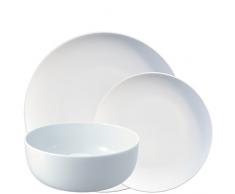 LSA Dine Steakbesteck 12 tlg Tafelservice LSA 12 tlg Essgruppe Tafelservice, Porzellan, Weiß