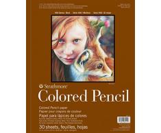 Strathmore Wandbild farbigen Bleistift Spirale Papier Pad 9Â Zoll x 12Â Zoll, 30Â Blatt
