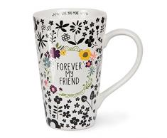 Love You More by Amylee Weeks 54202 Latte Tasse, Weiß