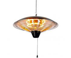 Garden Impressions Heizstrahler, 2000 W, bordeaux/matt weiß