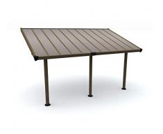 Palram Terrassenüberdachung Gala 3x5.4 Taupe 300x546cm