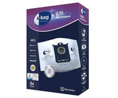 Electrolux E210S s-Bag Staubbeutel (3 XXL Staubsaugerbeutel für dauerhaft hohe Saugleistung, Ultra Long Performance, optimale Filtration, Hygieneverschluss, 5 Liter Volumen, weiß)