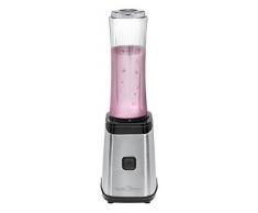 Profi Cook PC-SM 1078 Smoothie Maker inkl. 2 abnehmbaren Mixbehältern, Mixbecher auch als Trinkbecher zu verwenden, Edelstahlgehäuse