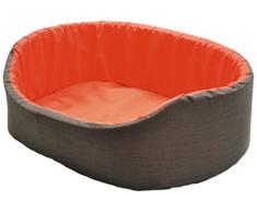 VADIGRAN Korb Steppung rot/anthrazit 60 x 40 cm