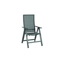 acamp Flair Klappsessel anthrazit/Carbon Gartenmöbel, 60x65x111 cm