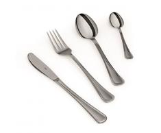 Brunch Time Besteck 24 tlg. Set London silberfarben