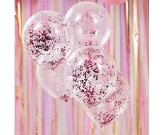 Ginger Ray Mix It Up Pink Folienkonfetetti gefüllt Ballons Party