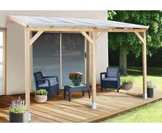 Palram Juniper Holz Terrassenüberdachung, Braun