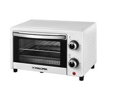 Team Kalorik TKG OT 2025 WH 9 Liter Mini-Ofen mit Backblech, Grillrost und Krümelschublade (0-230°C), 900, 9 liters, Weiß