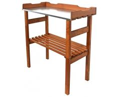 ROJAPLAST 48/4 Holzgarten Patio Tisch, Braun, 40 x 74 x 80 cm