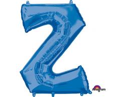 Anagram Folienballon 35451 Buchstabe Z, 86,4 cm blau