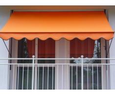 Angerer Klemmmarkise PE-Gewebe Uni, Orange, 250 cm