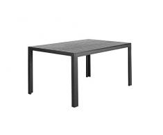 Homexperts Malta Gartentisch, Schwarz