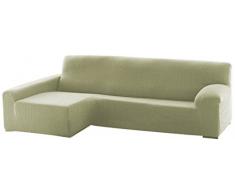 Dam Sofa Überwurf Chaise Longue 240 cm. links Frontalsicht - Fb. 00-ecru