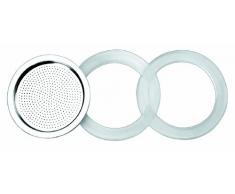 IBILI 620353 Kaffeemaschinenzubehör, 2 Silikon-Dichtungen + 1 Filter + 10 Tassen