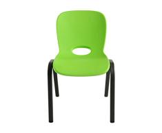 Lifetime 80473 Kinderstuhl zum Stapeln (4er-Pack), lindgrün
