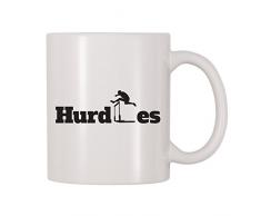 4 alle mal Hürden Kaffee Tasse 11 Oz weiß