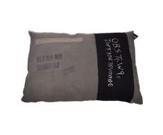 Lex & Max Bezug RECT. Leinwand Kreide, 100 x 70 cm, Schwarz