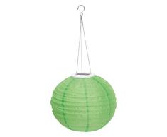 Dehner Solar Lampion Ø 28 cm, Nylon, grün