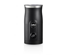 LAVAZZA a Modo Mio MilkEasy Milchaufschäumer 18200090 ( kaltes und warmes Aufschäumen, 460 Watt), Schwarz