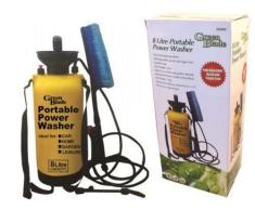 Greenblade bb-ks090 8 Liter Tragbar Druck Power Jet Waschmaschine Zaun Garten Spritze mit Dusche Kopf, gelb, 56,1 x 24,7 x 56,1 cm