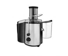 Ufesa LC5750 Delux, 1000 W, 800W Edelstahl, 75 mm Einfüllöffnung, BPA-Frei, Zentrifugaler Entsafter mit Überhitzungsschutz inkl. Reinigungsbürste und Saftbehälter, 100000