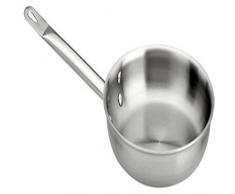 Paderno Bratpfanne, Edelstahl, 17,8 cm 11in weiß